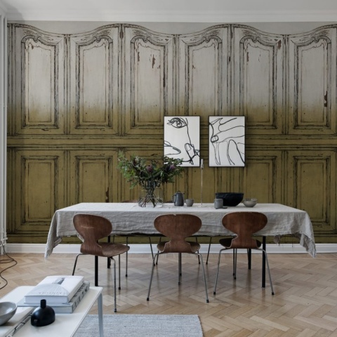 Fototapet, Parisian Panels, Dip Dye Yellow, Rebel Walls - Img 3
