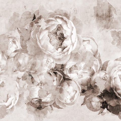 Fototapet, Peony Garden, Vintage, Rebel Walls - Img 2