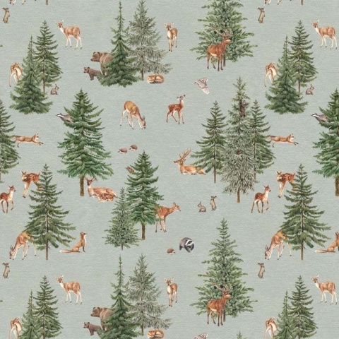 Fototapet Pine Forest - Blue, Kikki Belle - Img 2
