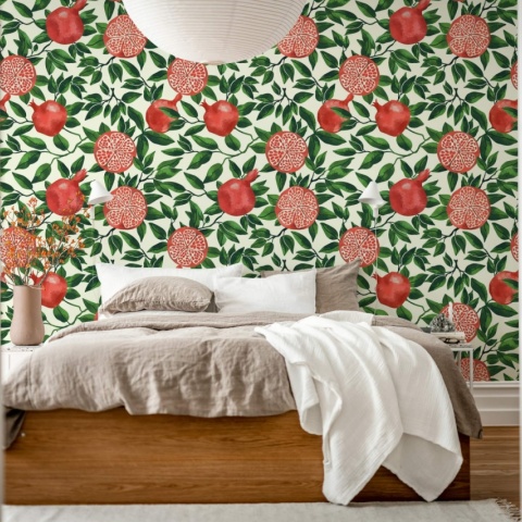 Fototapet, Pomegranate, Green, Rebel Walls - Img 3
