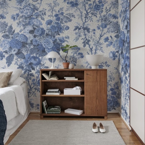 Fototapet, Porcelain, Blue, Rebel Walls - Img 3