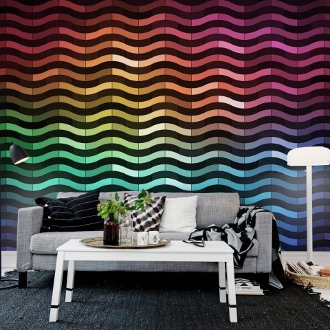 Fototapet, Rainbowwave, Rebel Walls