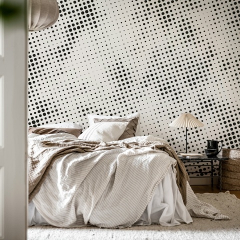 Fototapet, Raster, Black & White, Rebel Walls