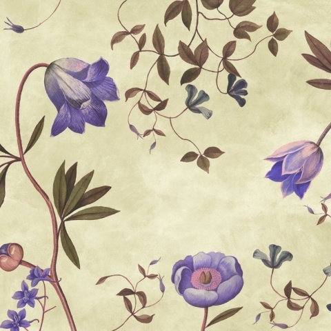 Fototapet, Romantic Garden, Lilac, Rebel Walls - Img 2