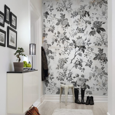 Fototapet, Rosegarden, Black, Rebel Walls - Img 3