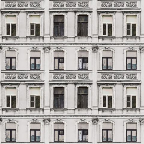 Fototapet, Rue Relief, White, Rebel Walls - Img 2