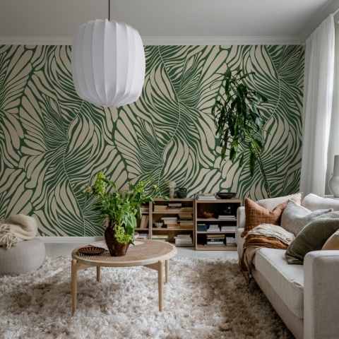 Fototapet, Seagrass, Green, Rebel Walls
