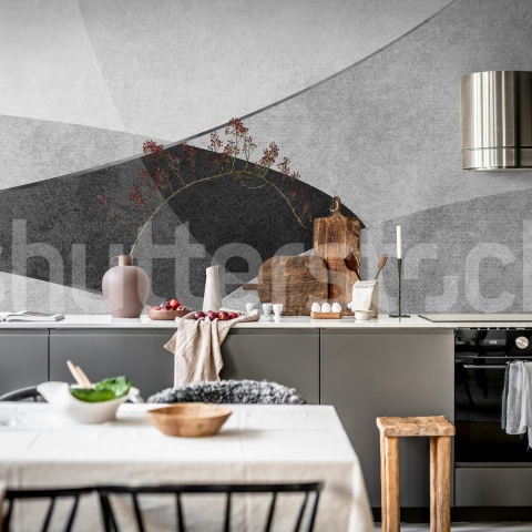 Fototapet, Shapes and Forms, Gray, Rebel Walls - Img 3