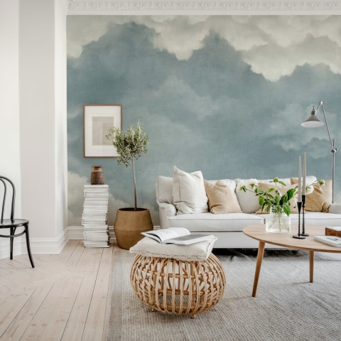 Fototapet, Sky of Clouds, Blue, Rebel Walls