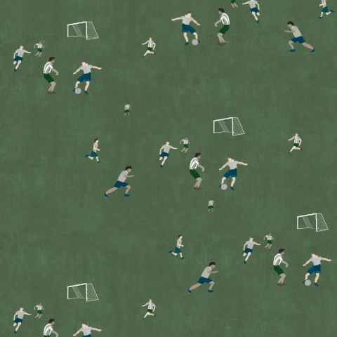 Fototapet, Soccer, Green, Rebel Walls - Img 2