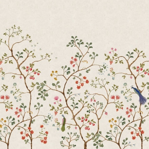 Fototapet, Songbird Mural, Beige, Rebel Walls - Img 2