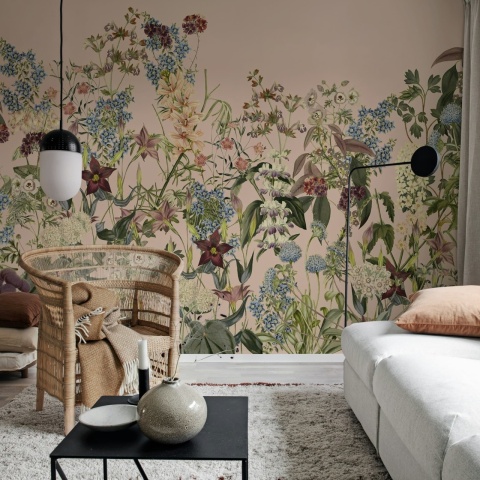 Fototapet, Summerland, Pink, Rebel Walls