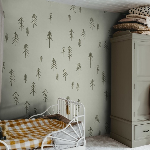 Fototapet, Tall, Light Green, Rebel Walls - Img 3