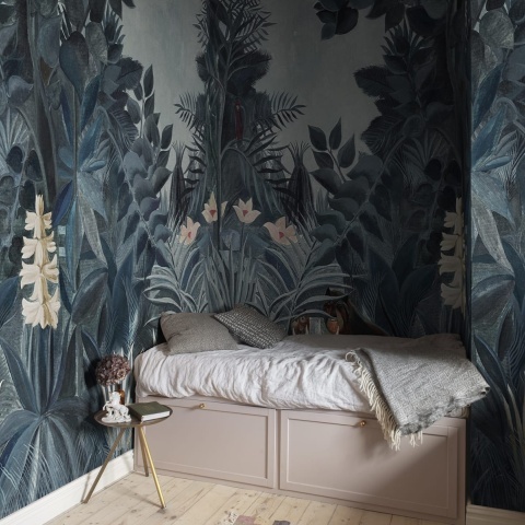 Fototapet, The Equatorial Jungle, Blue, Rebel Walls - Img 3