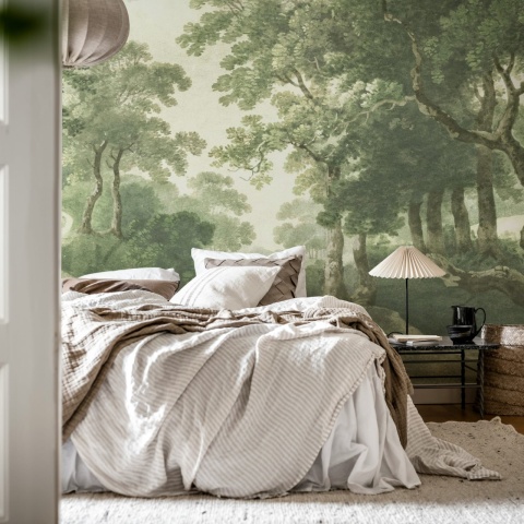 Fototapet, The Vintage Grove, Spring Green, Rebel Walls - Img 3