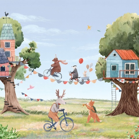 Fototapet Treehouse Party, Oliver Robins - Img 2