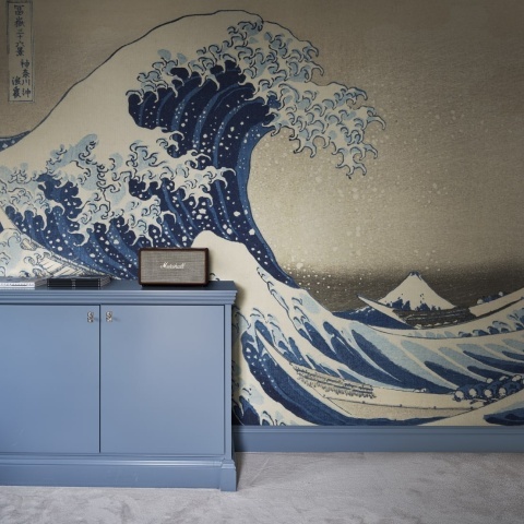Fototapet, Under the Wave off Kanagawa by Hokusai, Rebel Walls - Img 3