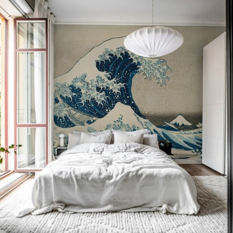 Fototapet, Under the Wave off Kanagawa Repeatable, Rebel Walls