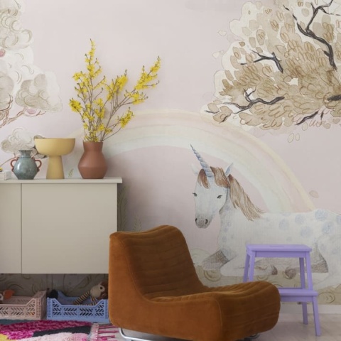 Fototapet, Unicorn Dream, Bubblegum, Rebel Walls - Img 6