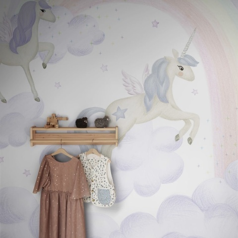 Fototapet, Unicorn Sky, Lilac, Rebel Walls - Img 3