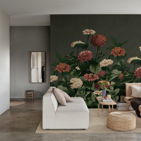 Fototapet, Vintage Meadow, Dark, Rebel Walls