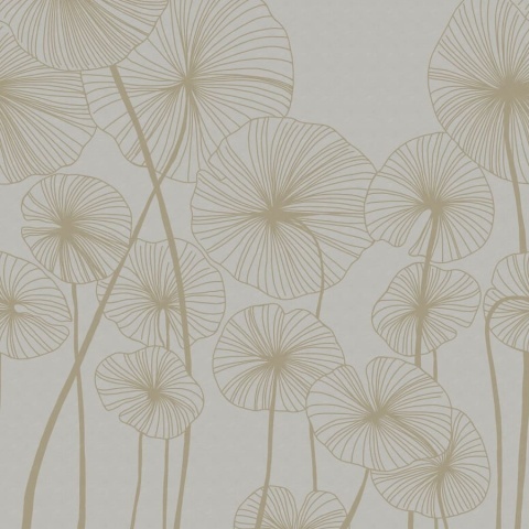 Fototapet, Waterlily Forest, Gray, Rebel Walls - Img 2