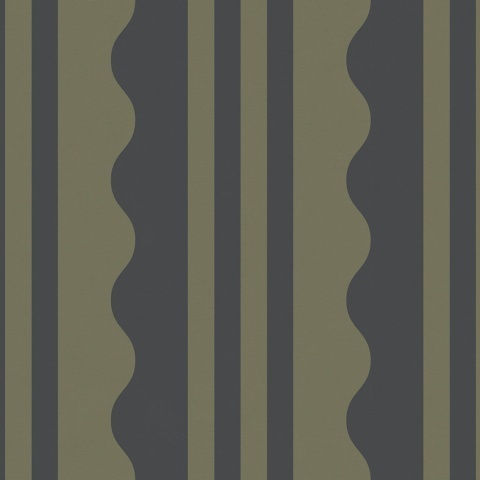 Fototapet, Wavy Stripe, Dark Green, Rebel Walls - Img 2