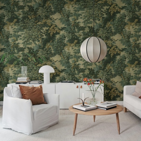 Fototapet, Woodland Birds, Green, Rebel Walls - Img 3