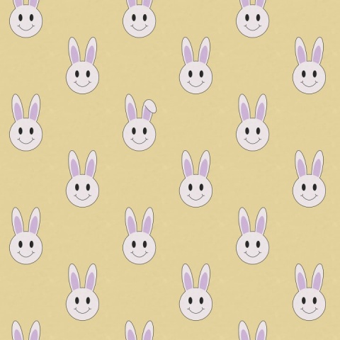 Fototapet, Year of the Rabbit Smiley, Saffron, Rebel Walls - Img 4
