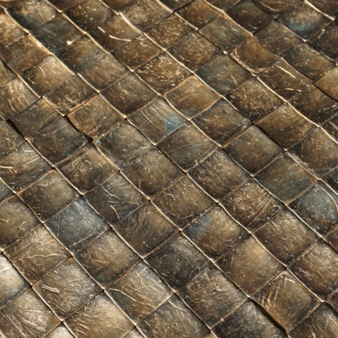 Panou decorativ 3D, Coconut, Tongkonan Black Gold, 6 placi 42x42cm, 1.05 mp - Img 4