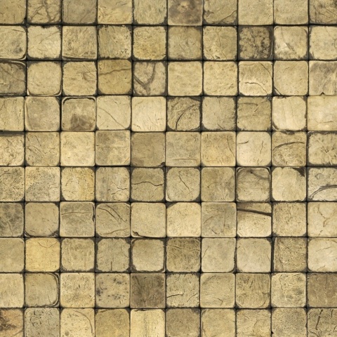Panou decorativ 3D, Coconut, Tongkonan Natural, 6 placi 42x42cm, 1.05 mp - Img 4