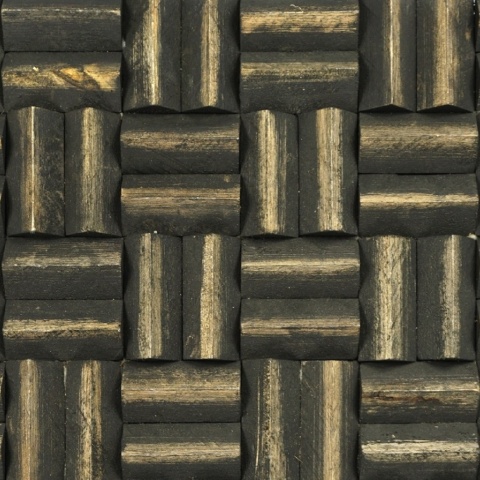 Panou decorativ 3D, Lemn de mango, Limas Espresso, 6 placi 42x42cm, 1.05 mp