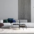 Panou riflaj decorativ 3D Asti, Silver, 12.2x1.2x270 cm - Img 8