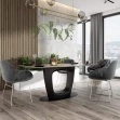 Profil dreapta pentru riflaj decorativ 3D Milo, Walnut, 2.6x1.2x270 cm - Img 2