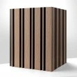 Profil stanga pentru riflaj decorativ 3D Milo, Oak Sonoma, 4.2x1.2x270 cm - Img 7