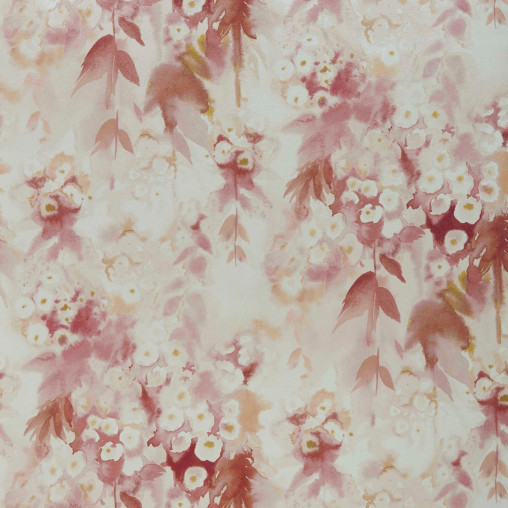 Tapet Cascade, Mango Red Luxury Floral, 1838 Wallcoverings, 5.3mp / rola - Img 2