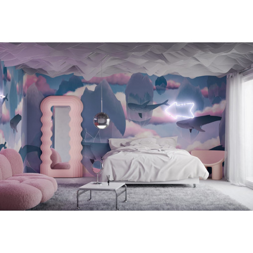 Tapet Floating Diamonds, Rebel Walls