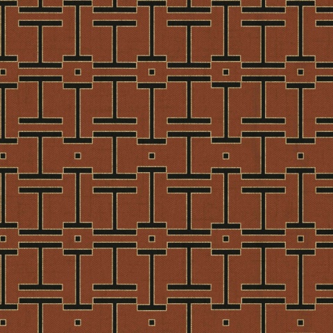 Tapet Grid, Clay, Coordonne, 5mp / rola - Img 2