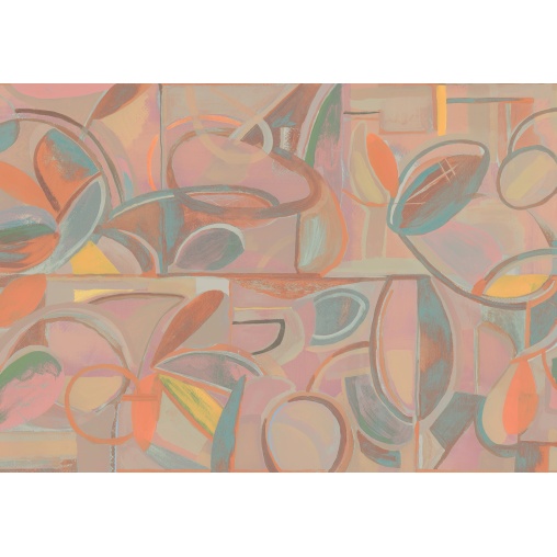 Tapet lavabil Giant Abstract, Pink, TresTintas - Img 2