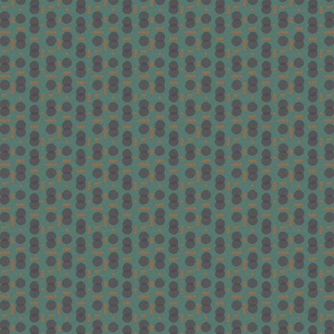 Tapet lavabil Rebel Dots, Turquoise, TresTintas 5mp / rola - Img 3