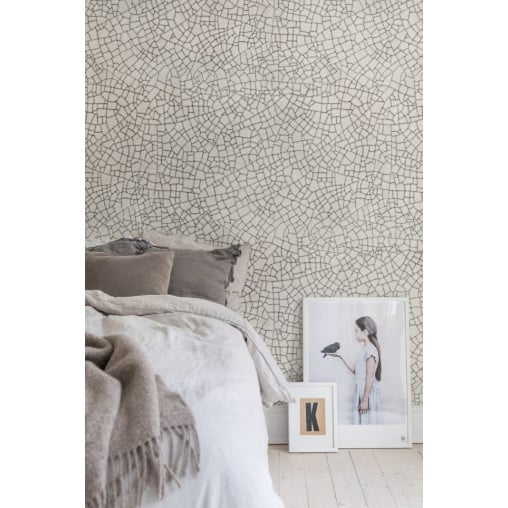 Tapet Raku Crackle, Cream, Rebel Walls
