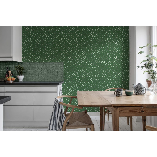 Tapet Rebel Dot, Basil, Rebel Walls