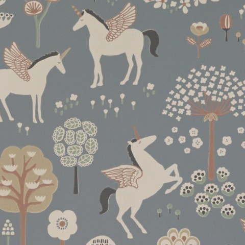 Tapet True Unicorns, Evening Blue, Majvillan - Img 2