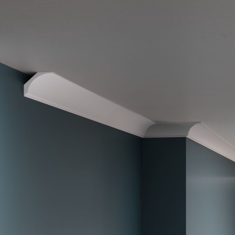 Cornisa polimer rigid, Allegria, K1 - 4.3x3.8x200 cm - Img 3