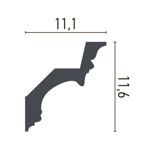 Cornisa poliuretan C914 - 11.6x11.1x200 cm - Img 2