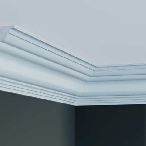 Cornisa poliuretan flexibil P909F - 10x10x200 cm - Img 3