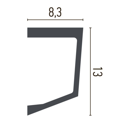Cornisa poliuretan P885 - 13x8.3x200 cm - Img 2