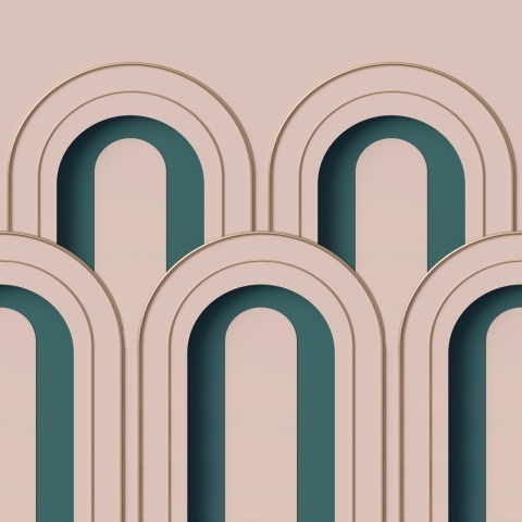 Fototapet, 3D Arch Deco, Rebel Walls - Img 5