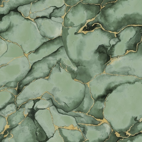 Fototapet, Agate Dreams, Green, Rebel Walls - Img 2