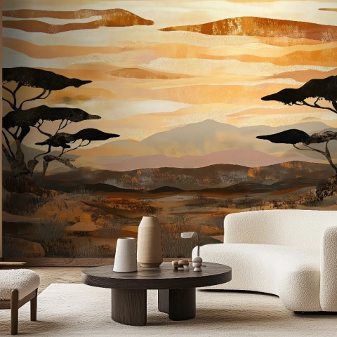 Fototapet Artistic Continent Mystique Savane Rêve CMS200 - Img 2